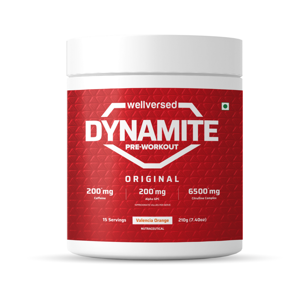 Dynamite Pre-Workout | Valencia Orange - (210g, 15 Servings)