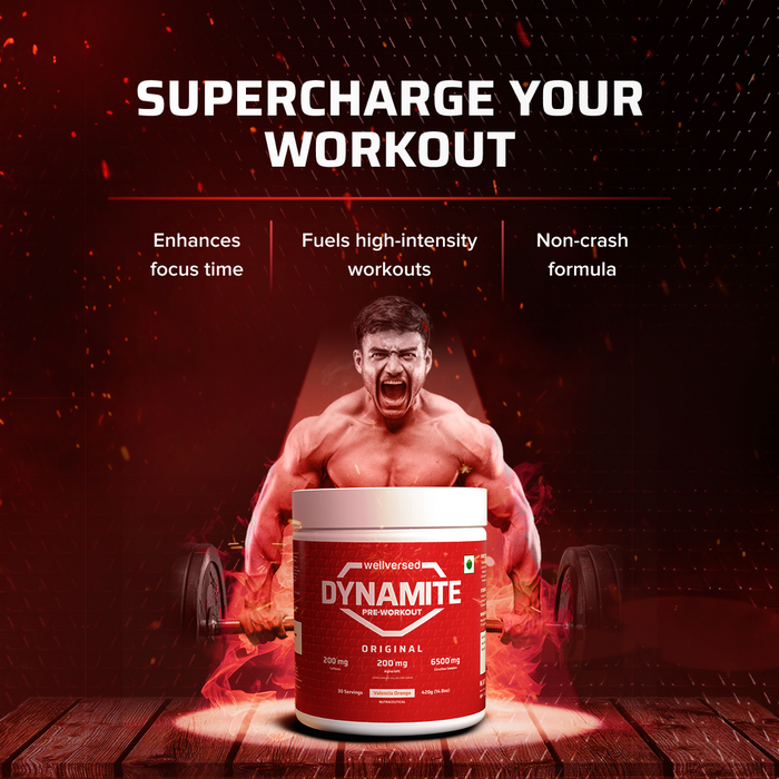 Dynamite Pre-Workout | Valencia Orange - (420g, 30 Servings)