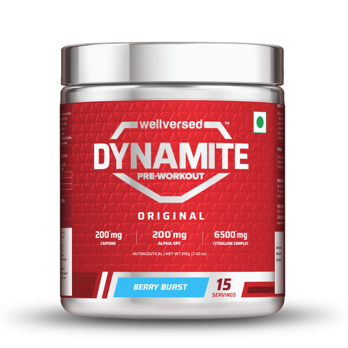 Dynamite Pre-Workout (210g, 15 Servings) | Berry Burst