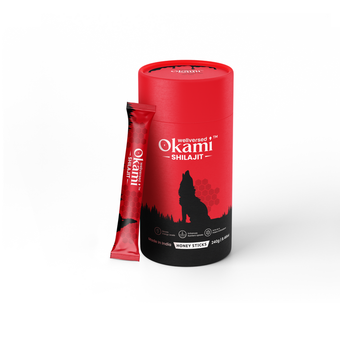 Okami Himalayan Shilajit Honey Sticks | 500mg Shilajit/Stick