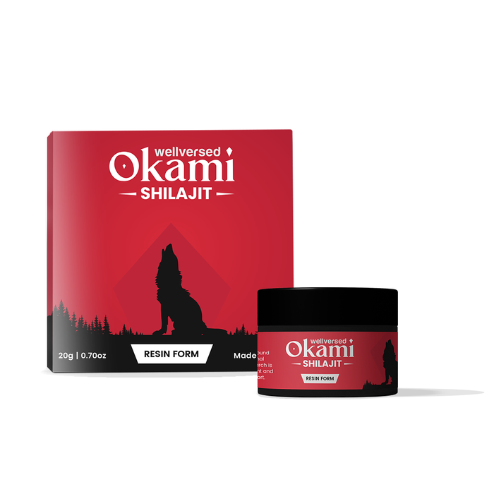 Okami Himalayan Shilajit Resin - 20g | Performance and Stamina Booster | 100% Ayurvedic | Lab Tested | For Men & Women