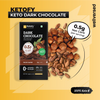 Ketofy - Dark Chocolate (50g) | Sugar Free | Rich Texture, Indulgent Taste | Vegan Chocolate Bar | Keto Chocolate | Chocolates for Kids & Adults