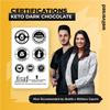 Ketofy - Dark Chocolate (5x50g) | Sugar Free | Rich Texture, Indulgent Taste | Vegan Chocolate Bar | Keto Chocolate | Chocolates for Kids & Adults