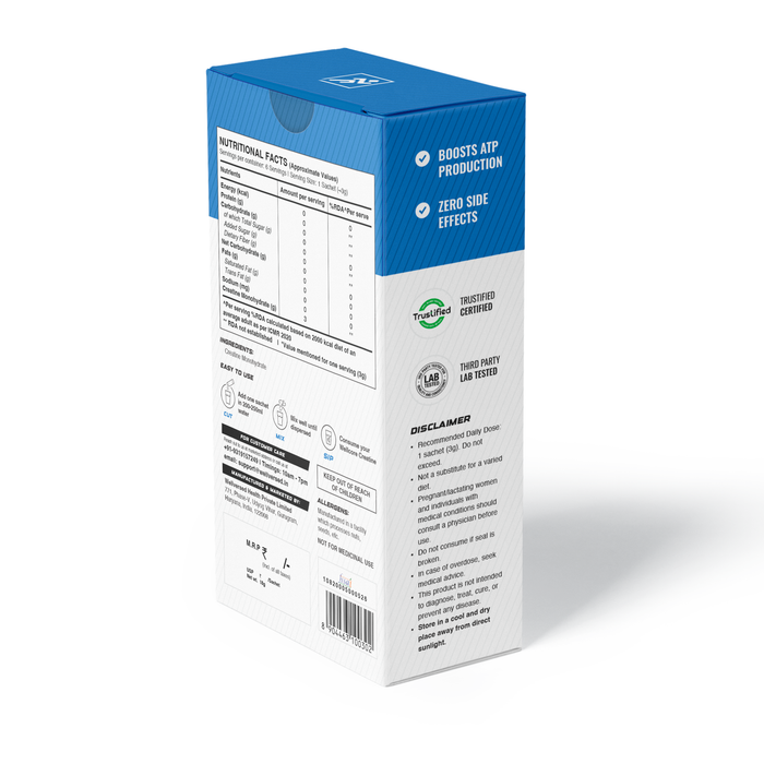 Wellcore - Pure Micronised Creatine Monohydrate | Unflavoured (6 Sachets)