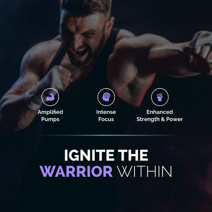 Wellcore - Warrior Pre Workout Supplement (195g, 15 Servings) | Valencia Orange | Strongest Caffeine Free Pre Workout With 200 mg Alpha GPC | 6500 mg Citrulline Complex | 2500 mg Beta Alanine