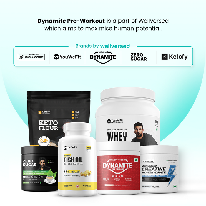 Dynamite Pre-Workout (210g, 15 Servings) | Fruit Blast