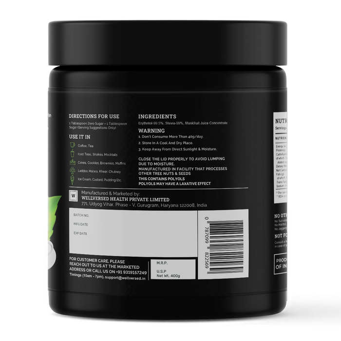 ダイエット・健康 nameko Zero Sugar - Stevia & Monkfruit Sweetener | Natural Sweetener