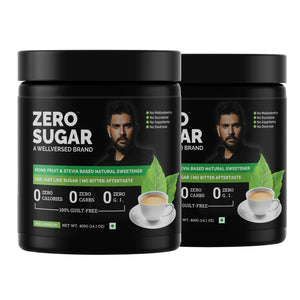 Zero Sugar - Stevia & Monkfruit Sweetener | Natural Sweetener - 400g * 2