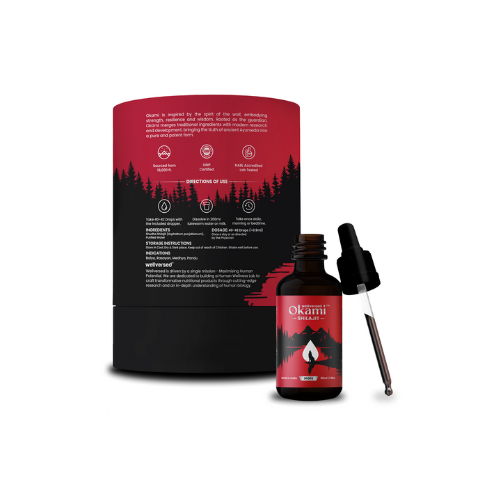 Okami Himalayan Shilajit Drops - 30 servings